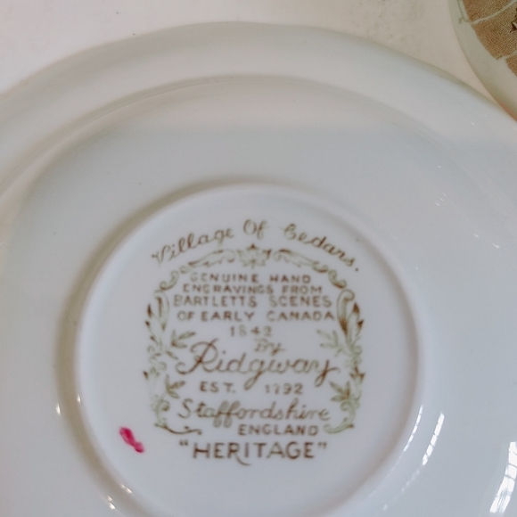 Ridgway‎ England HERITAGE Scenes of Canada tea set - Picture 9 of 10